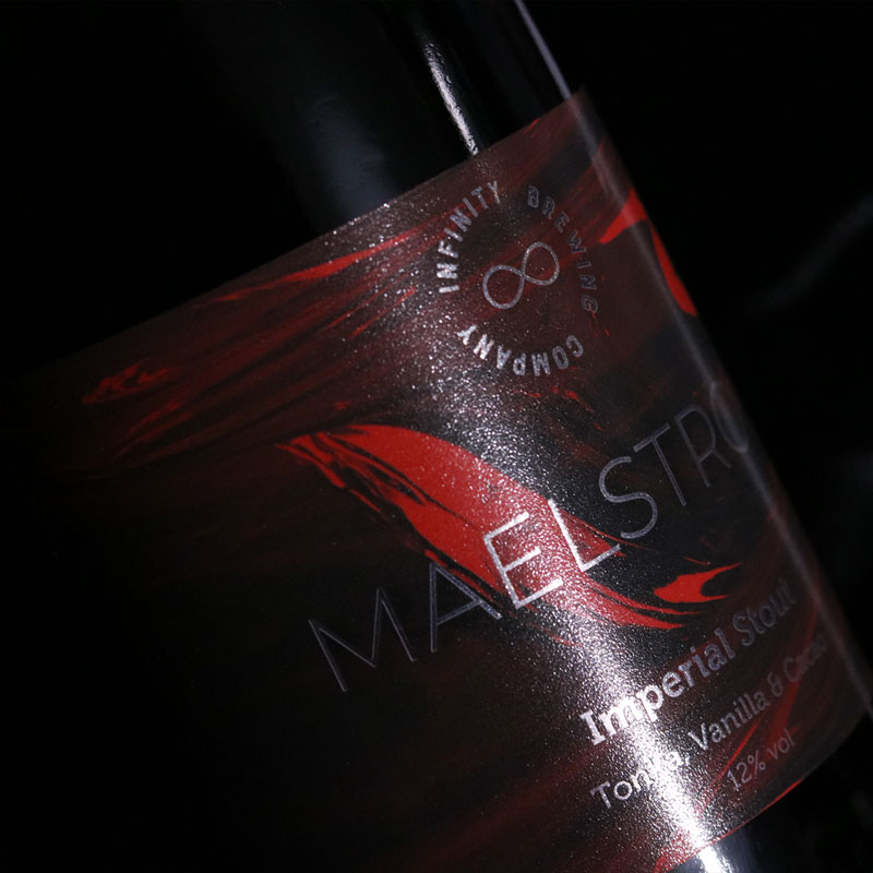 Maelstrom bottle label close up